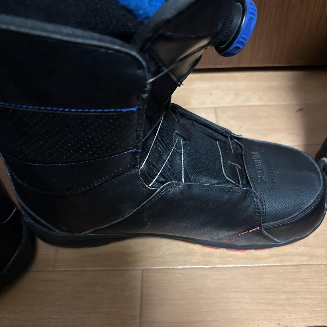 SALOMON スノーボードブーツ ブラック/ブルー