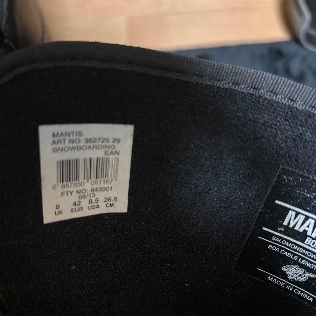 SALOMON スノーボードブーツ ブラック/ブルー