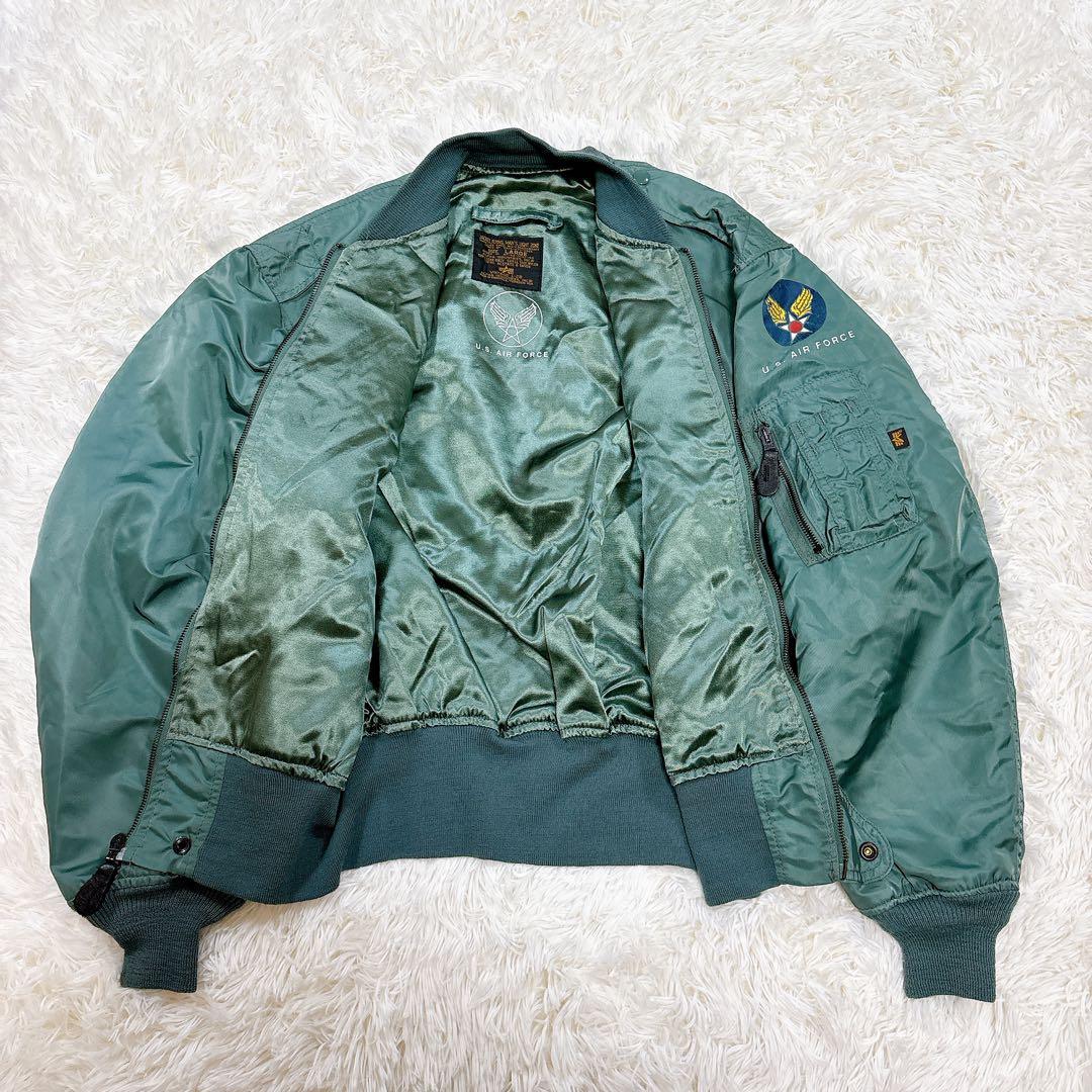 アルファインダストリーズ✨USA製L-2B✨復刻50sフライトジャケットMA-1
