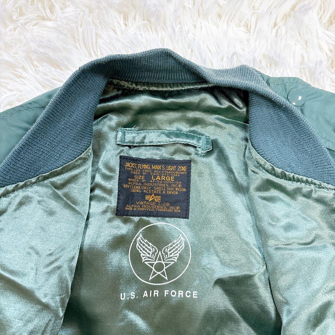 アルファインダストリーズ✨USA製L-2B✨復刻50sフライトジャケットMA-1