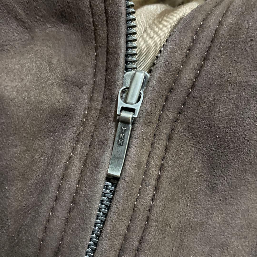 希少XL✨ポールスミス 羊革ラムスキン スウェードレザー シングルライダース