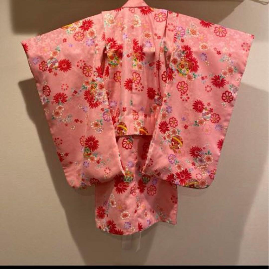京都花ひめ 3歳 七五三 被布 着物セット