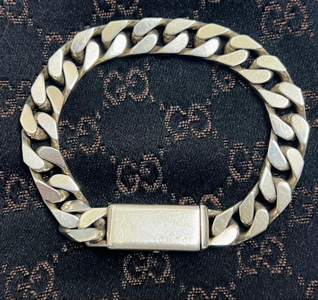 お値下げ◆GUCCI グッチ 喜平ブレスレット silver925刻印 廃盤品◆