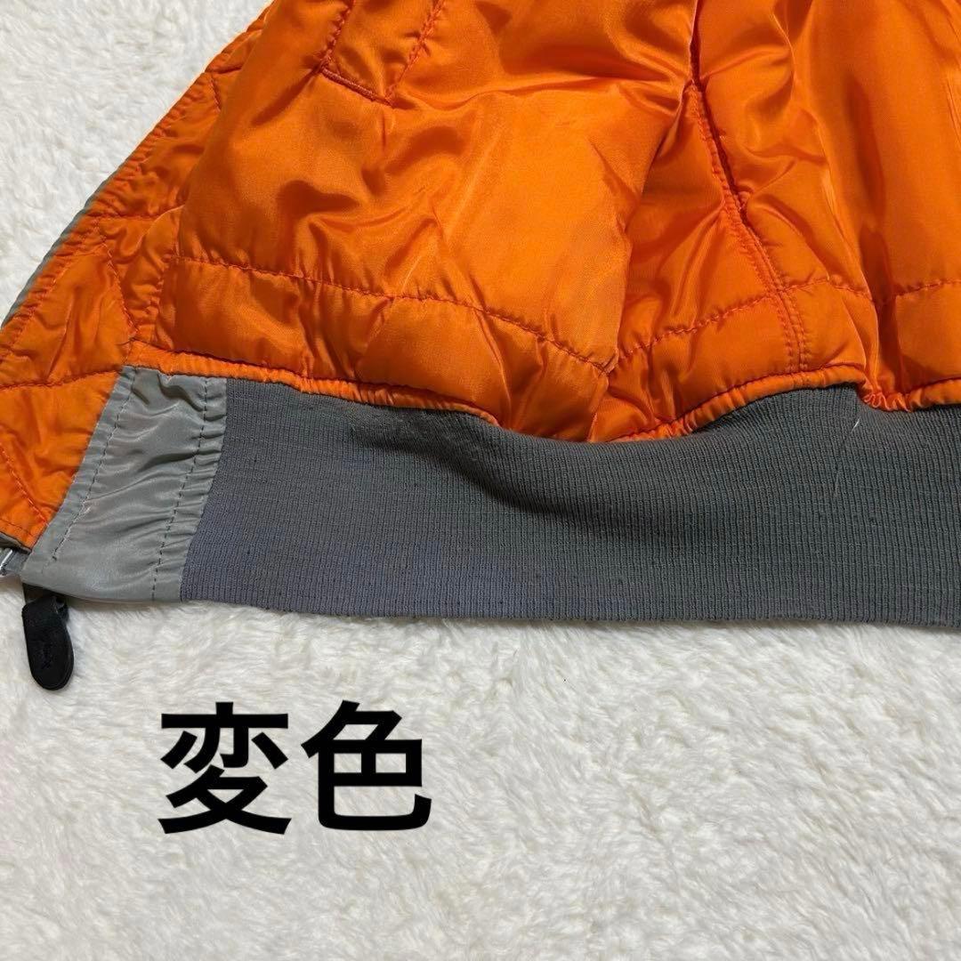 希少色 90s USA製 ALPHA MA-1 フライトジャケット グレー M