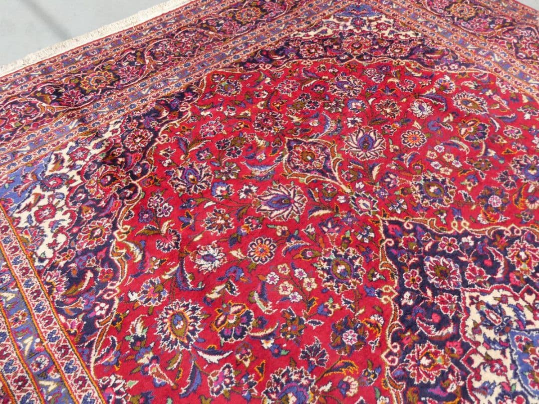 大判　ペルシャ絨毯　410×301cm　イラン産　手織り