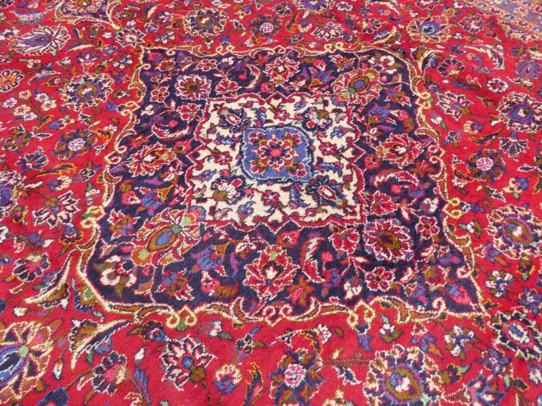 大判　ペルシャ絨毯　410×301cm　イラン産　手織り