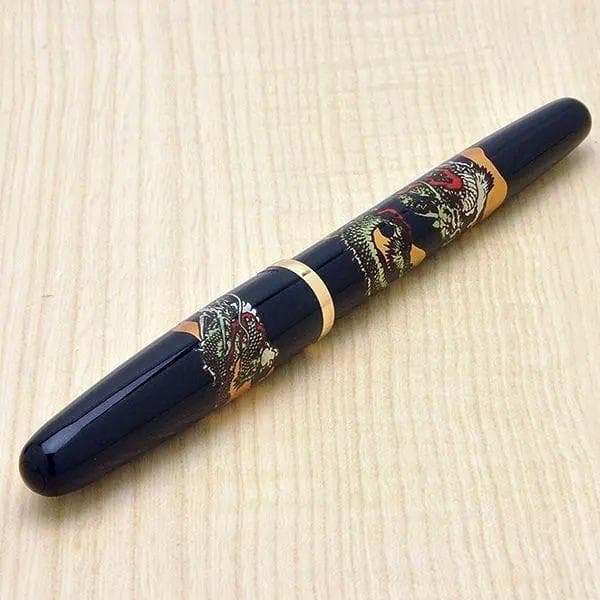 【新品】プラチナ万年筆 近代蒔絵「美巧・双龍」細字（Ｆ）