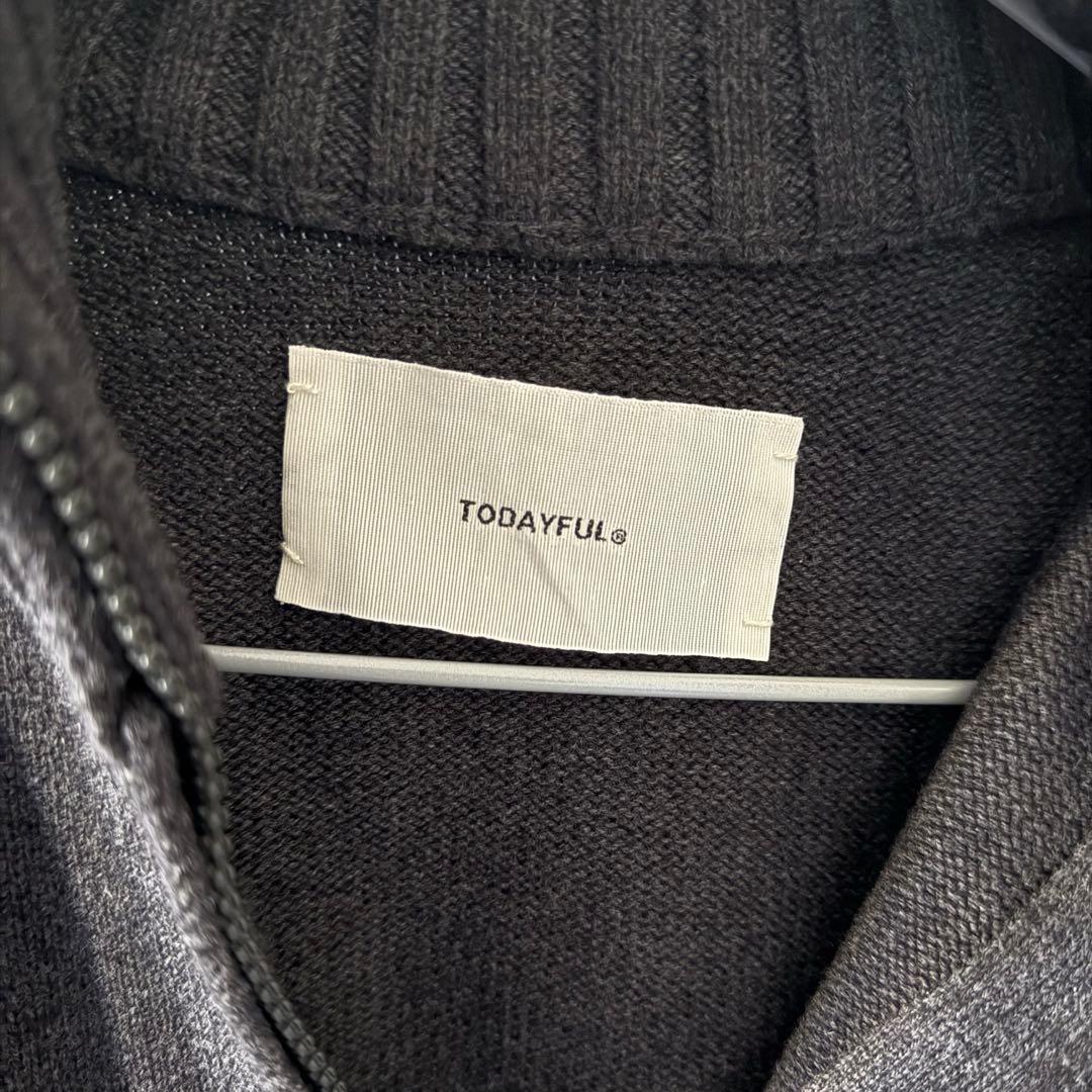 トップス todayful Compact Zip Knit