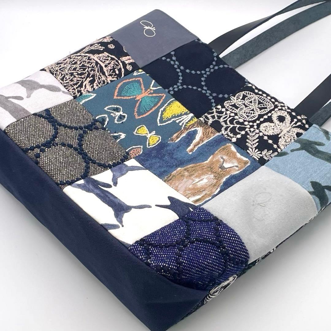 ㊿ミナペルホネン*パッチワーク トートバッグ ハンドメイド