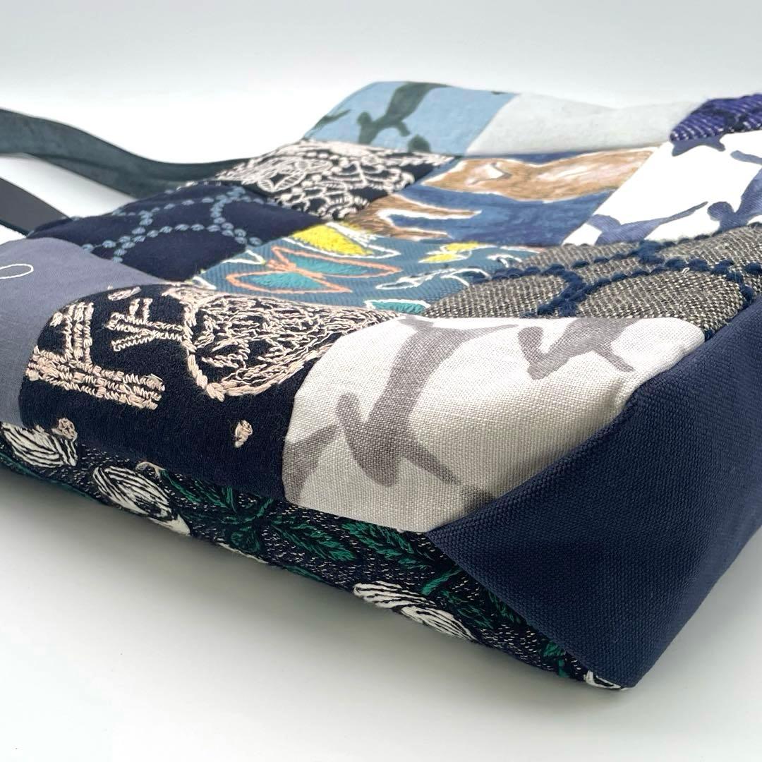 ㊿ミナペルホネン*パッチワーク トートバッグ ハンドメイド