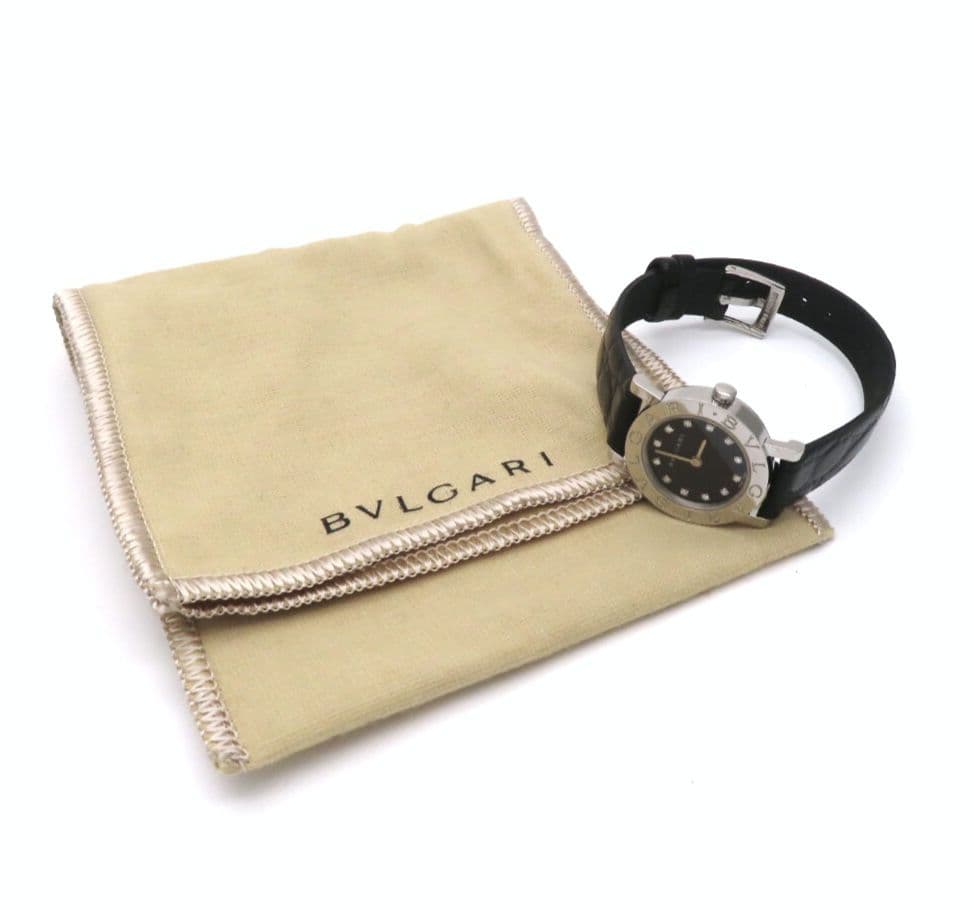 【BB23SL】BVLGARI ‘ブルガリ 時計‘ 12Pダイヤモンド☆極美品☆