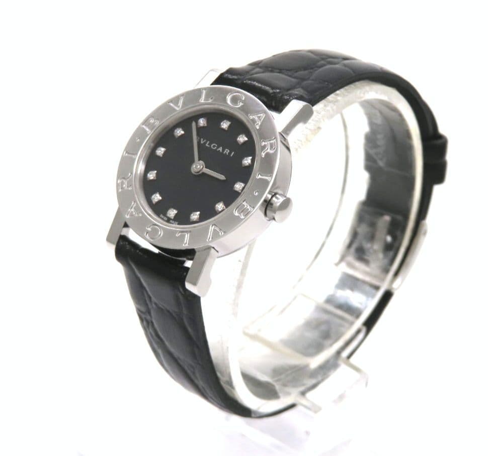 【BB23SL】BVLGARI ‘ブルガリ 時計‘ 12Pダイヤモンド☆極美品☆
