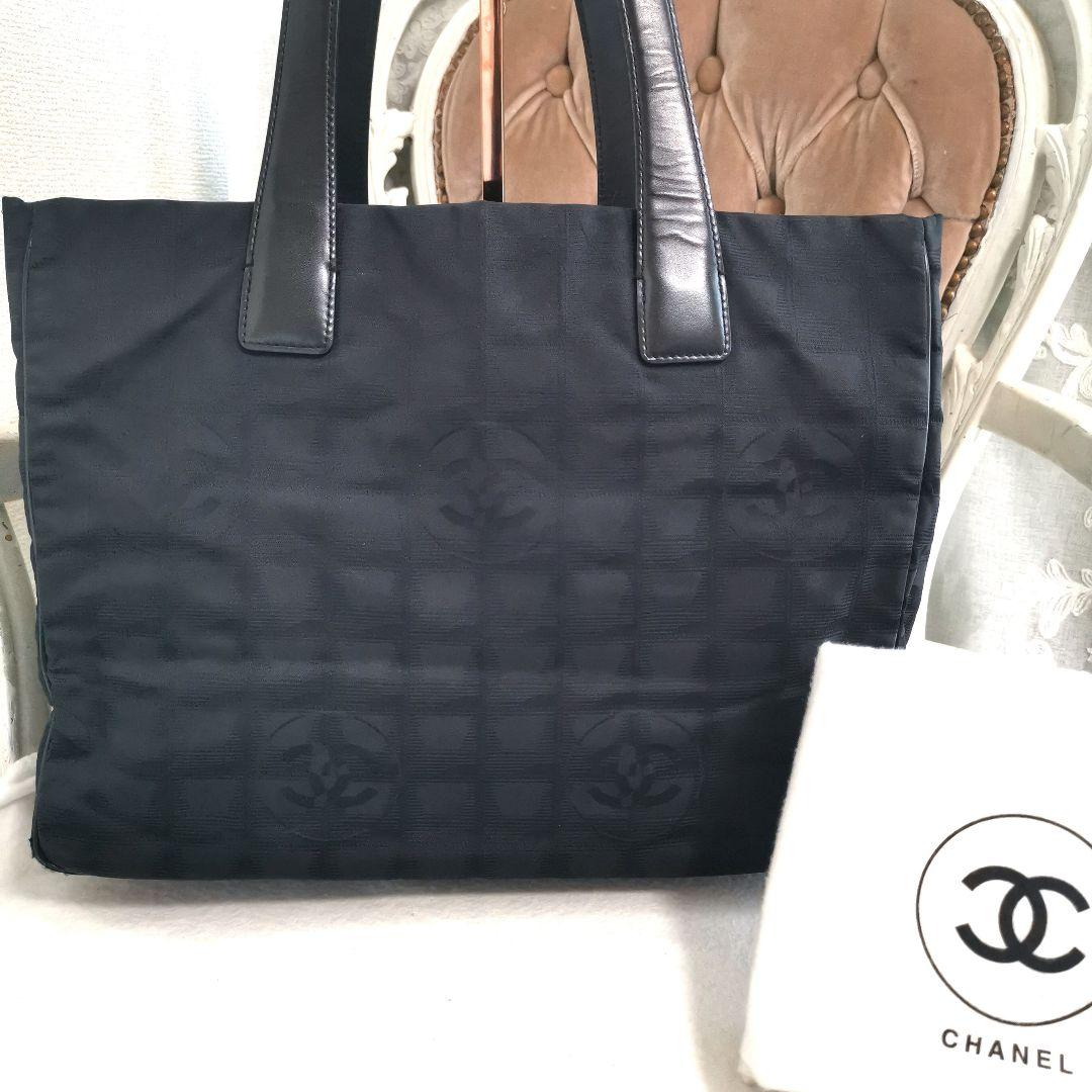 いまねね! 希少シャネルCHANELニュートラベルライン肩掛けトートバッグ