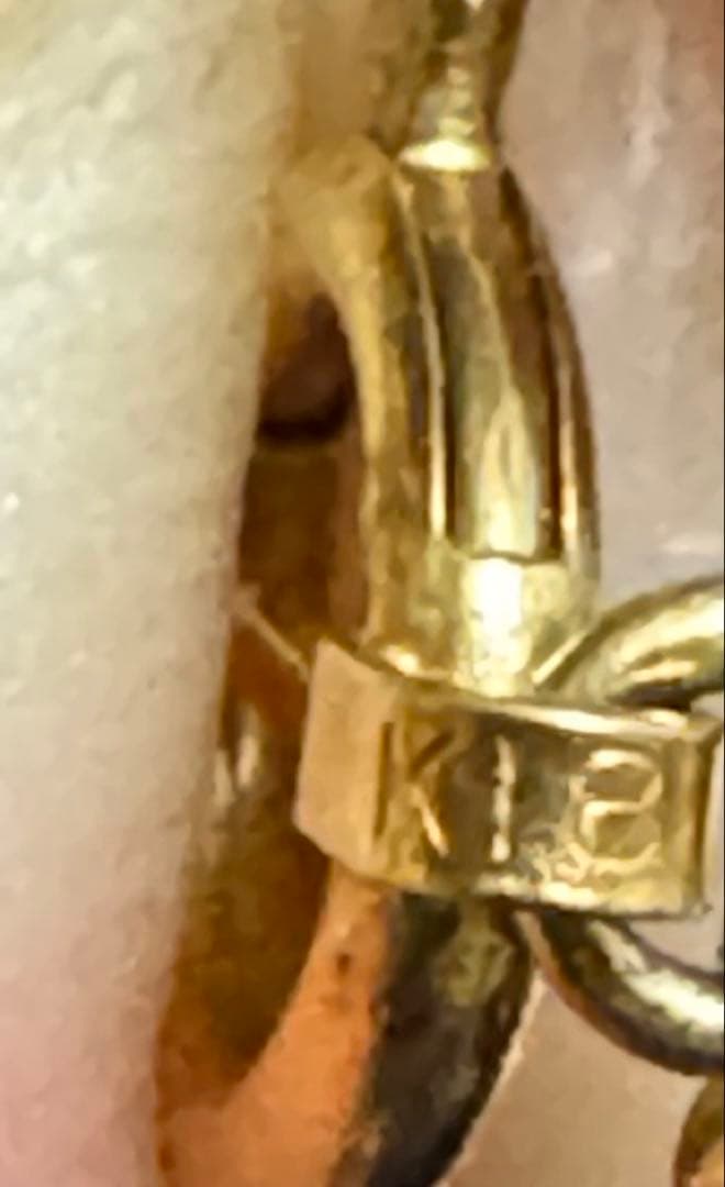 k18 ラピスラズリ ブレスレット K18留め具