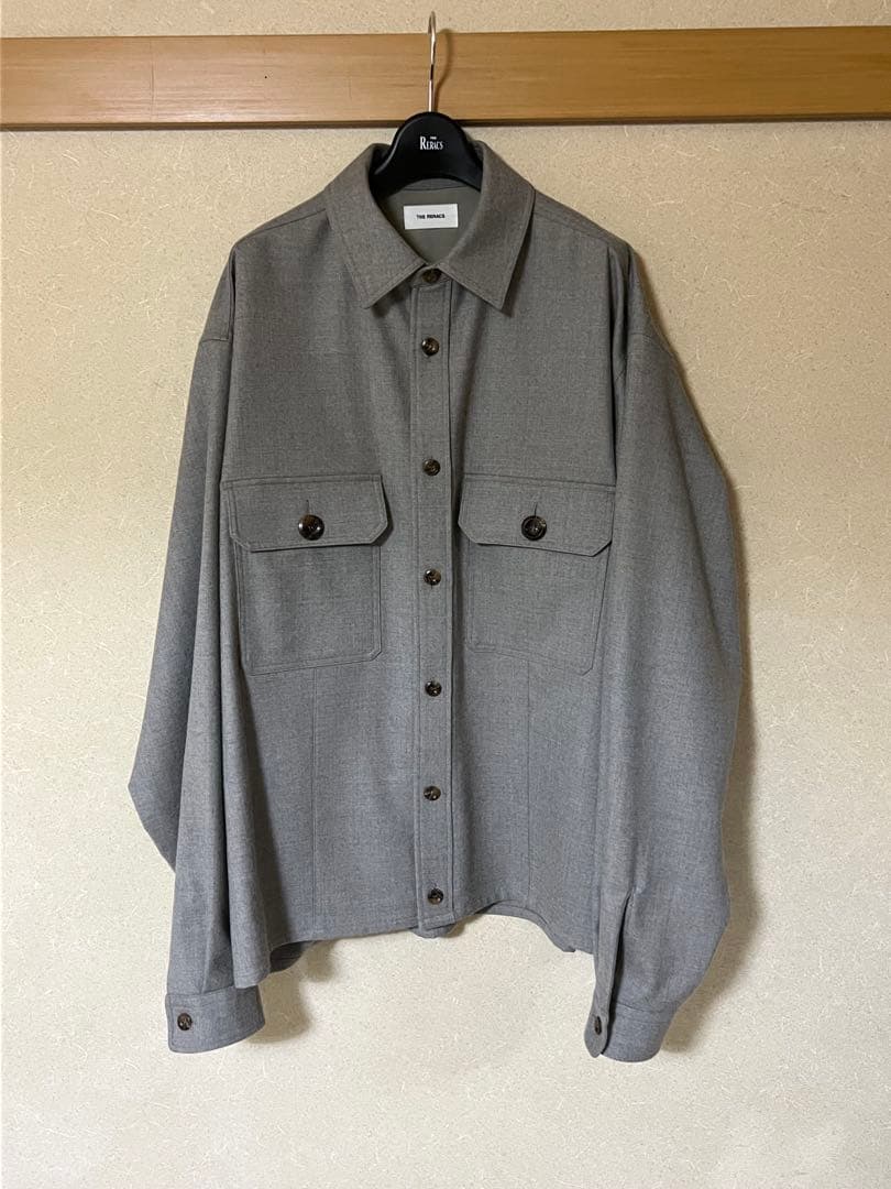 トップス THE RERACS CPO SHORT SHIRT Grege