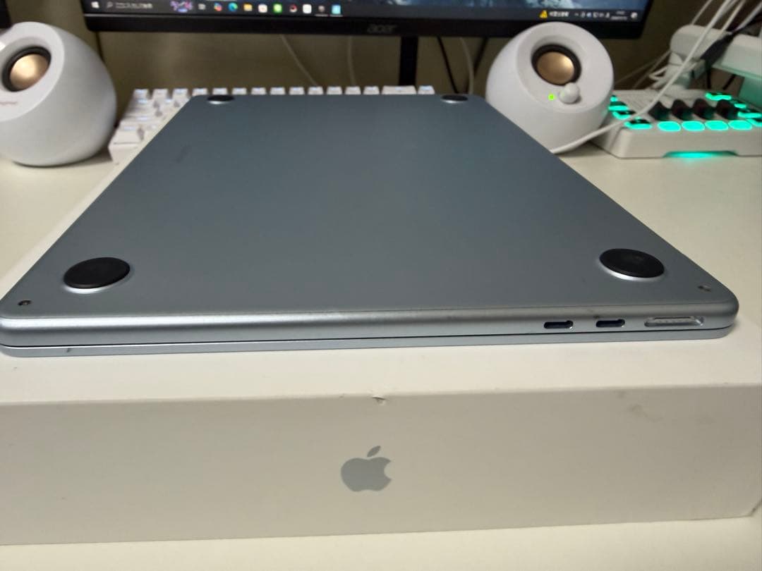 【極美品】M4 MacBook Air 箱付き SSD256 メモリ16GB