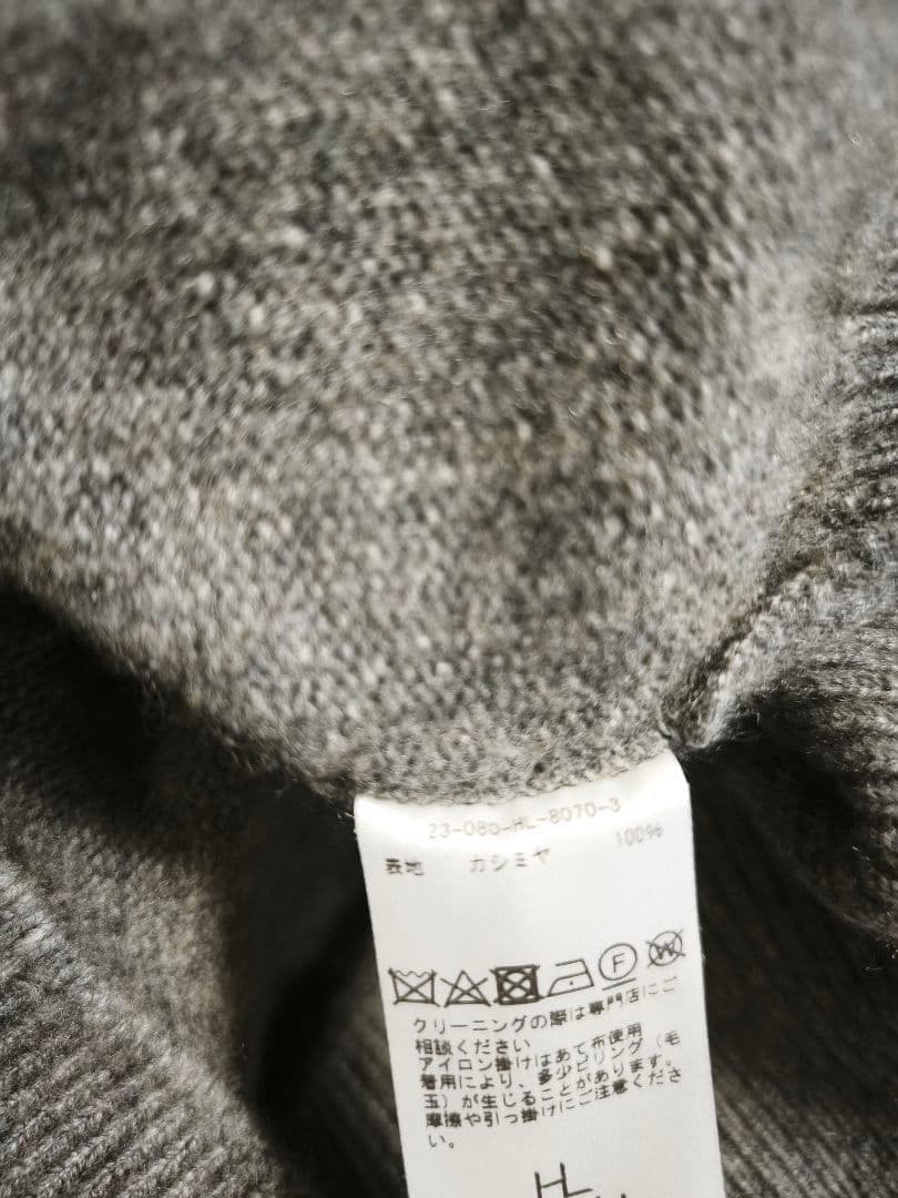 【〜2/8限定価格】1Goldencash Zipup Sweater　グレー