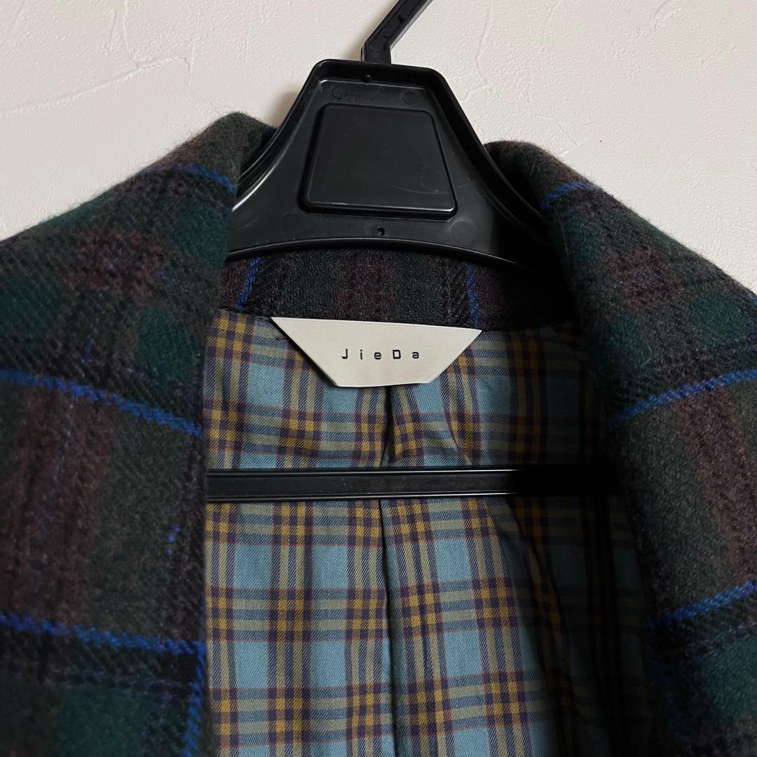 jieDa PLAID TRENCH COAT チェックトレンチコート　サイズ1