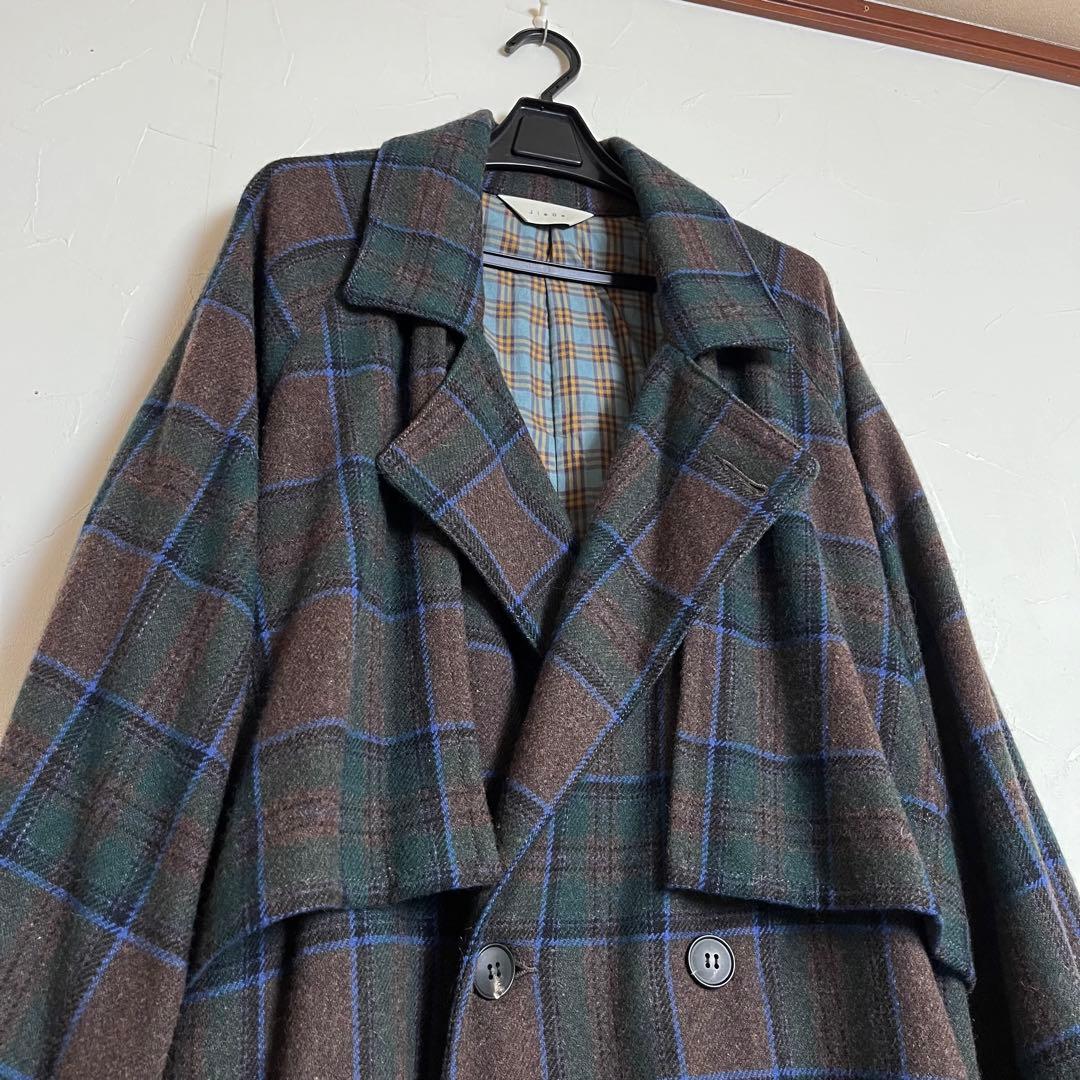 jieDa PLAID TRENCH COAT チェックトレンチコート　サイズ1