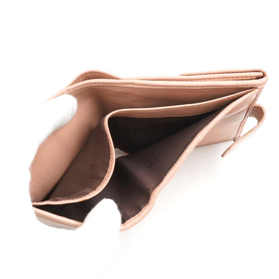 ✨極上美品✨　LOEWE ロエベ　二つ折り　アナグラム　Wホック　レザー
