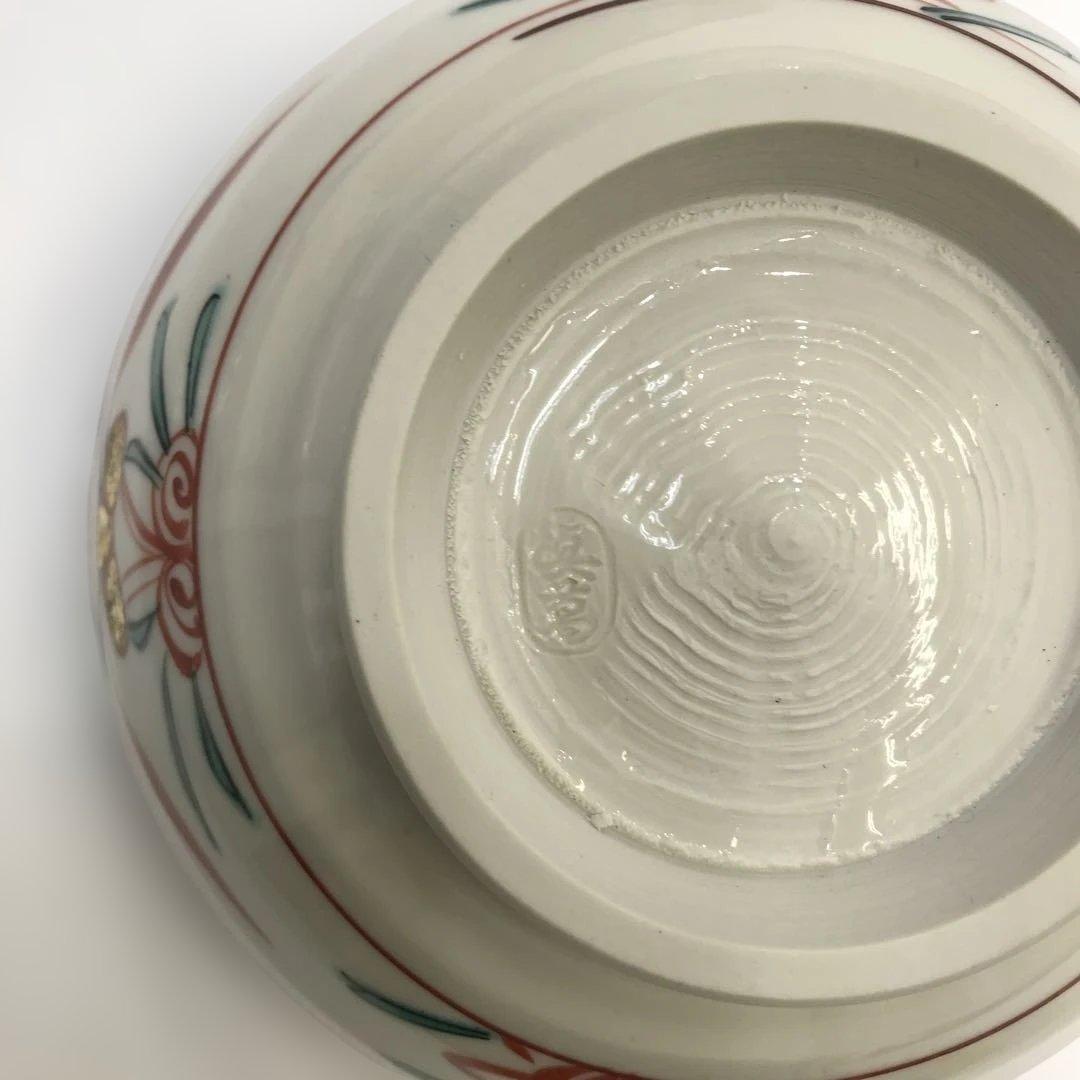 真葛 香斎 呉洲赤絵花鳥鉢　菓子鉢