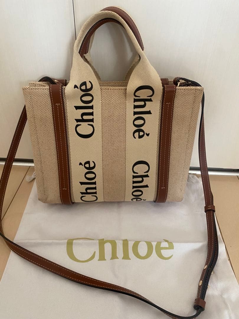 Chloé クロエ　キャンバス トートバッグ