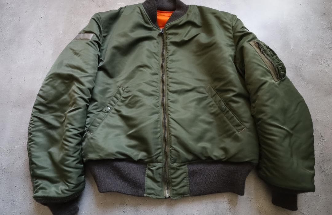 【Lサイズ】バズリクソンズ MA-1 Dタイプ リフレクター フライトジャケット