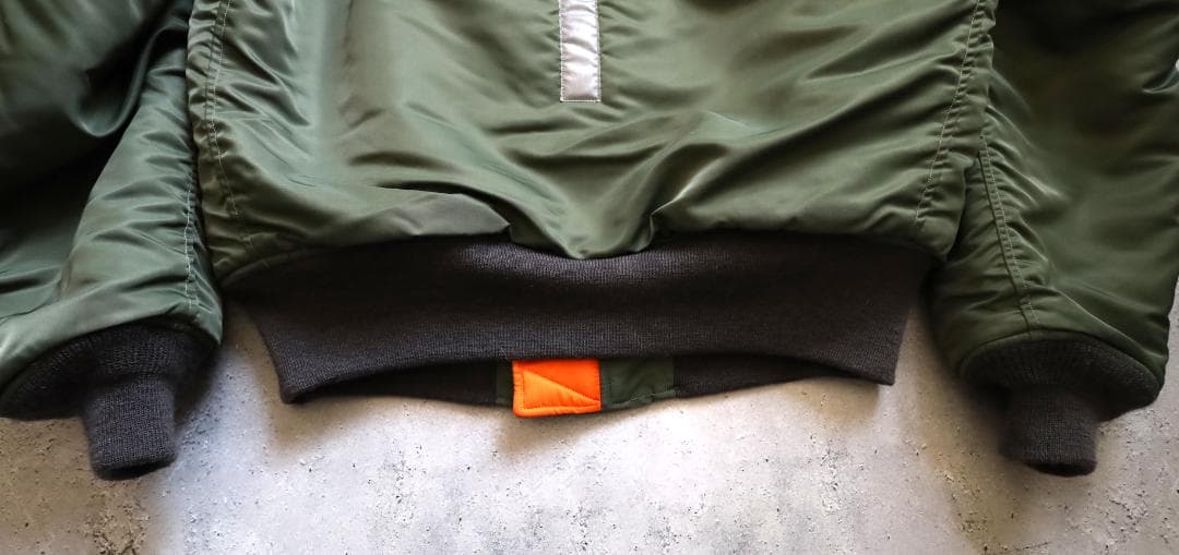 【Lサイズ】バズリクソンズ MA-1 Dタイプ リフレクター フライトジャケット