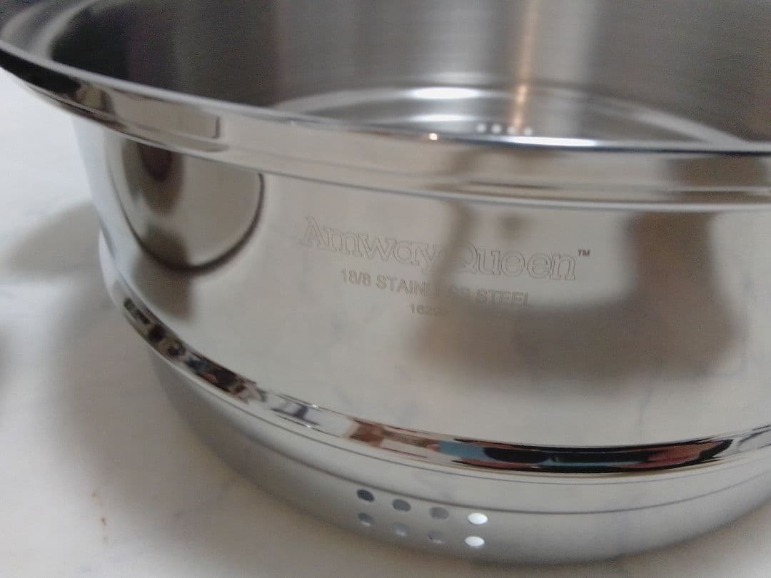 未使用 Amway 6L シチューパン 現行型 アムウェイ 両手鍋 IH対応 ①