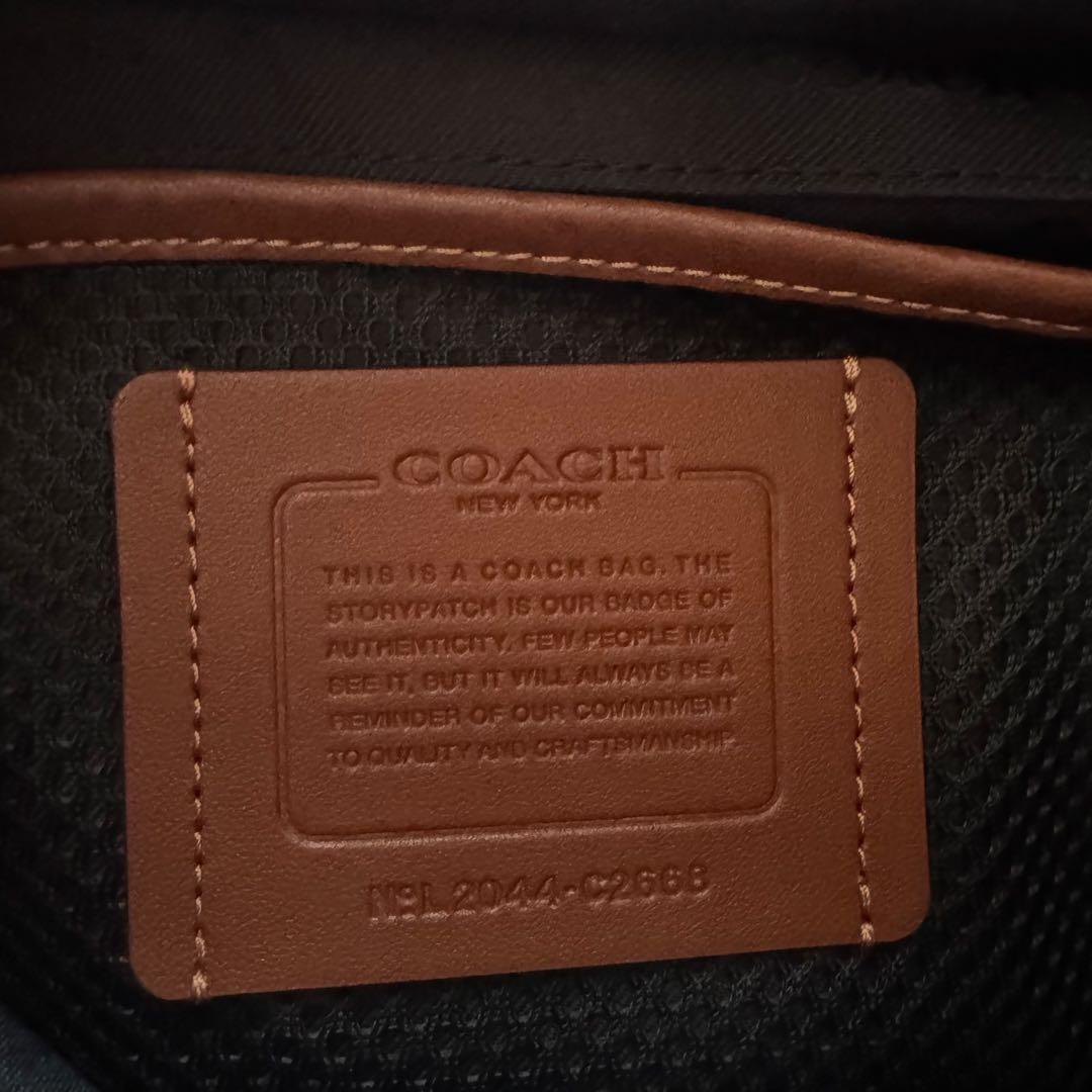 ☆COACH☆ ダークブルー ボディバッグ　メンズ&レディース
