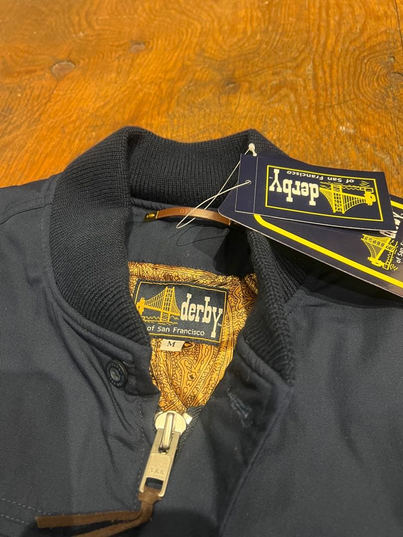 新品 ネイビー Derby of San Francisco ダービージャケット