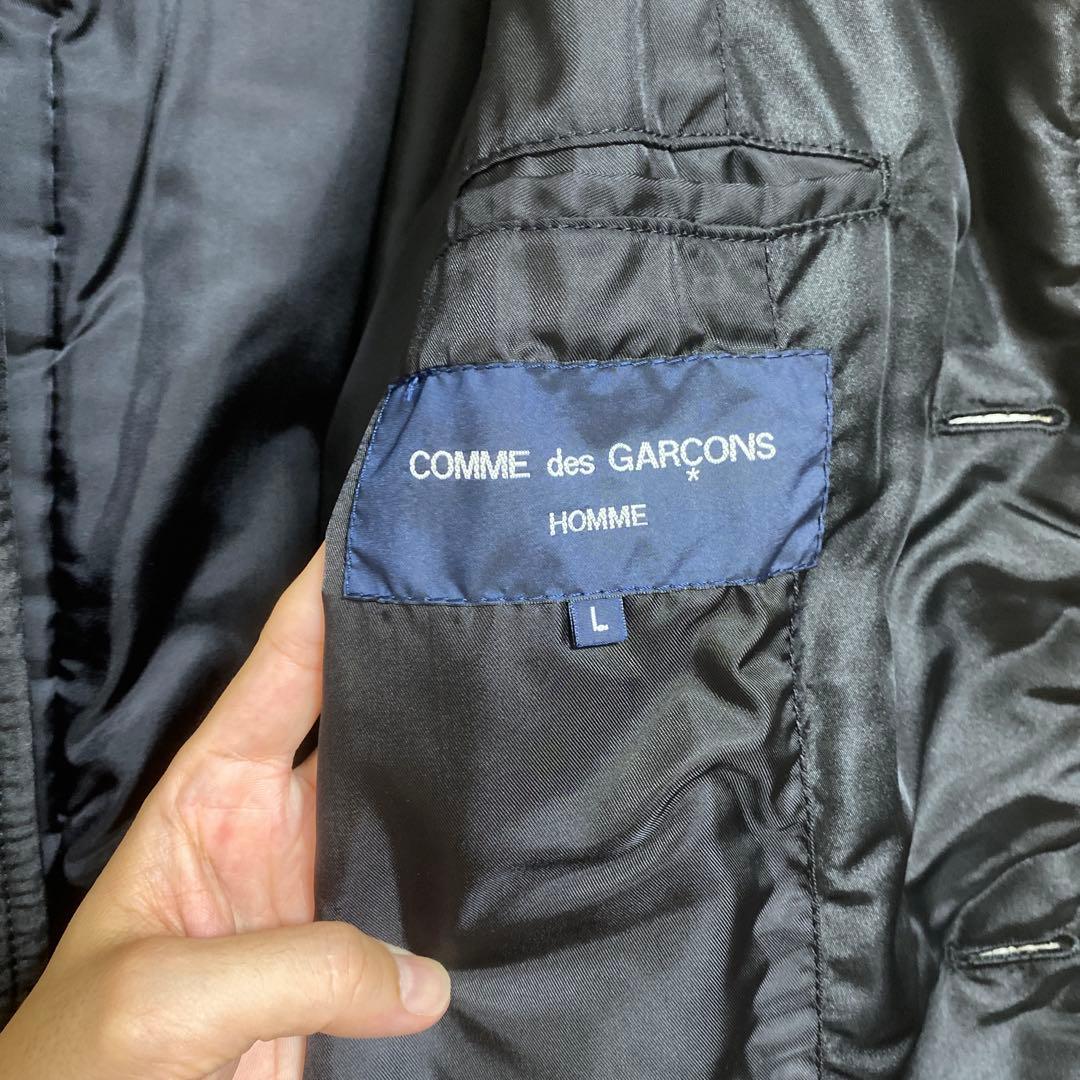 COMME des GARÇONS HOMMEロングコート ブラック L
