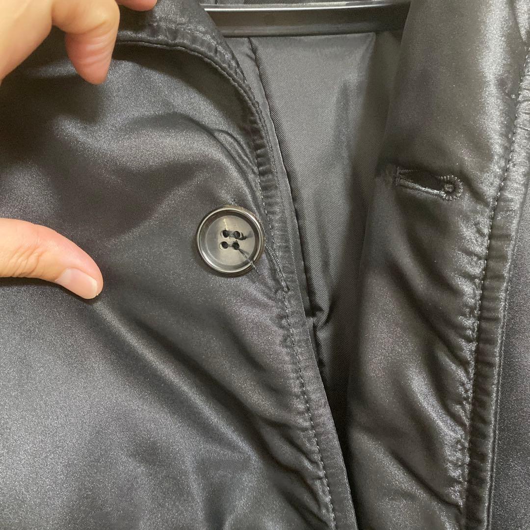 COMME des GARÇONS HOMMEロングコート ブラック L