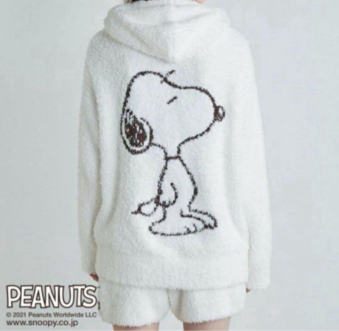 新品　PEANUTS×GELATO PIQUE スヌーピー　パーカー　白