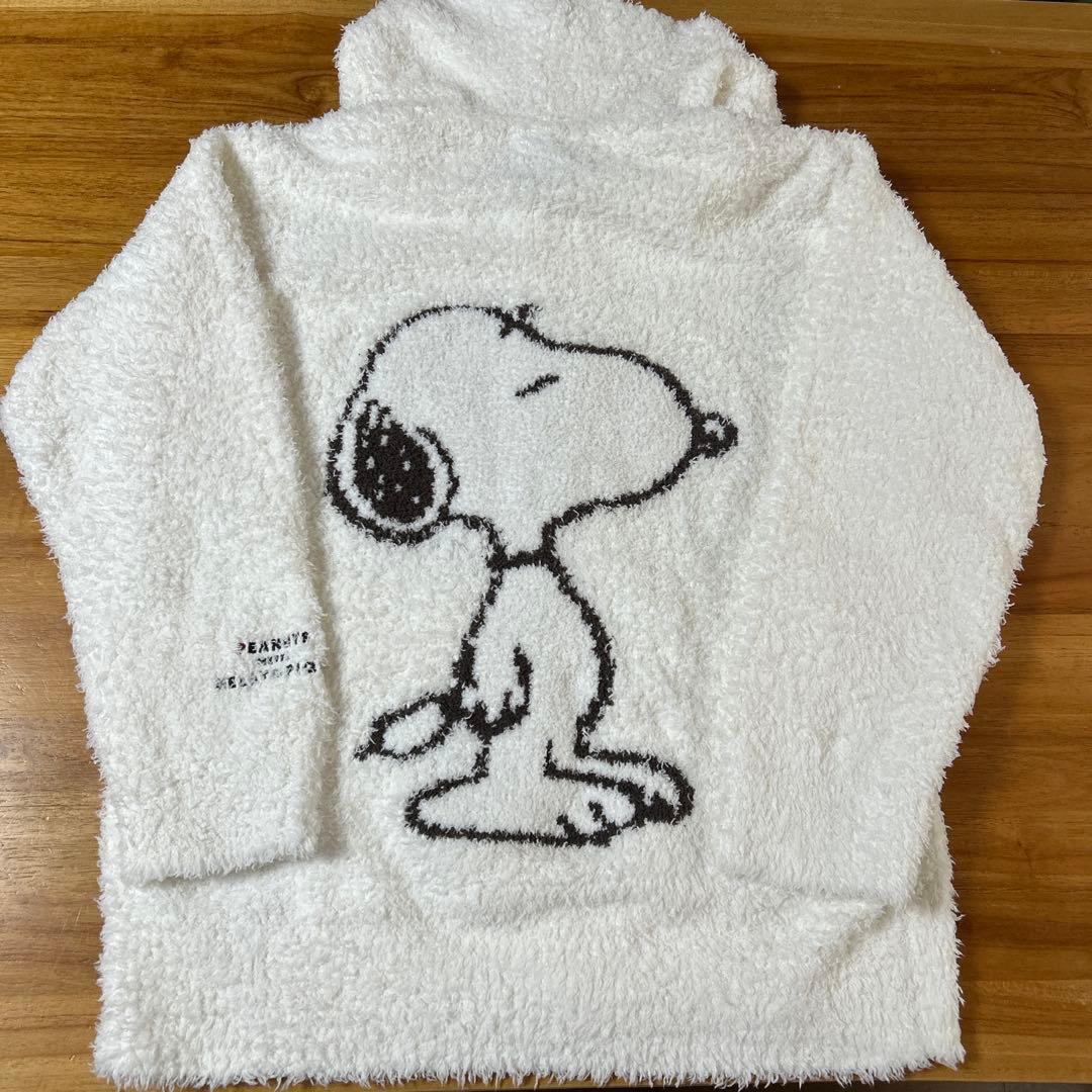 新品　PEANUTS×GELATO PIQUE スヌーピー　パーカー　白