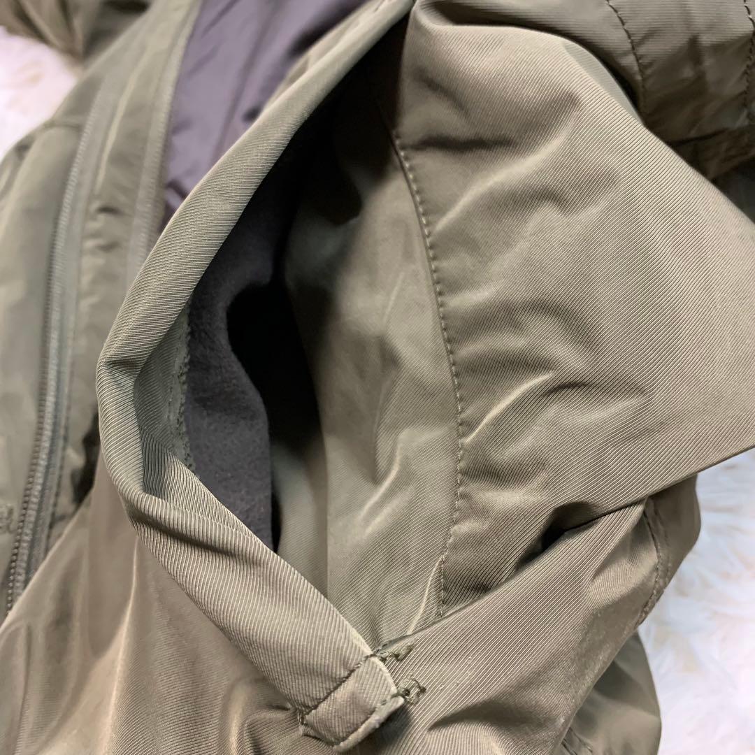 【23区】3way ダウンライナー　モッズコート　ラクーンファー　カーキ