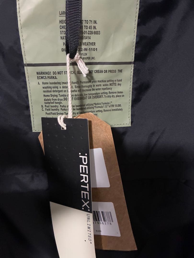 新品 WAIPER ECWCS GEN1 PARKA 前期PERTEX