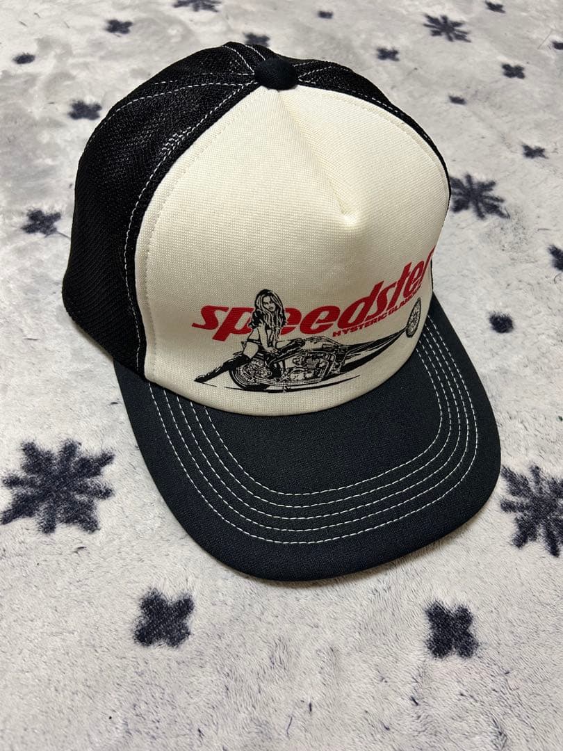 ヒステリックグラマーメッシュキャップ　speed star