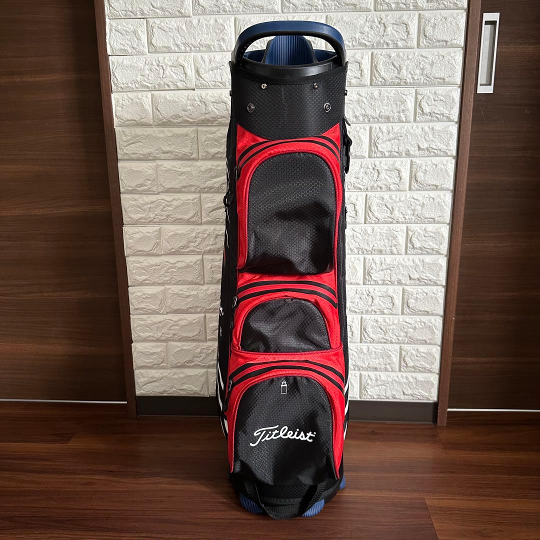 美品 Titleist タイトリスト 9型 キャディバック 軽量 耐水モデル