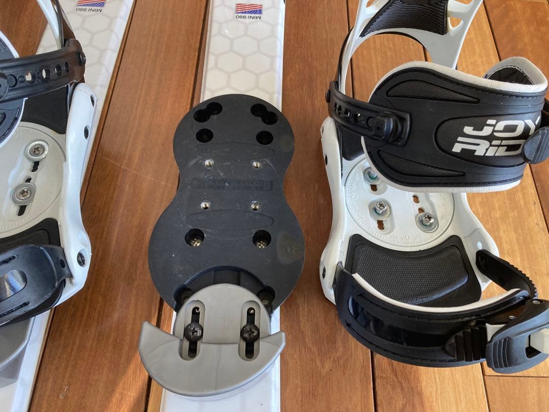 【美品】ショートスキー(ファン) スノーボードブーツ用　ケース付JOYRIDE