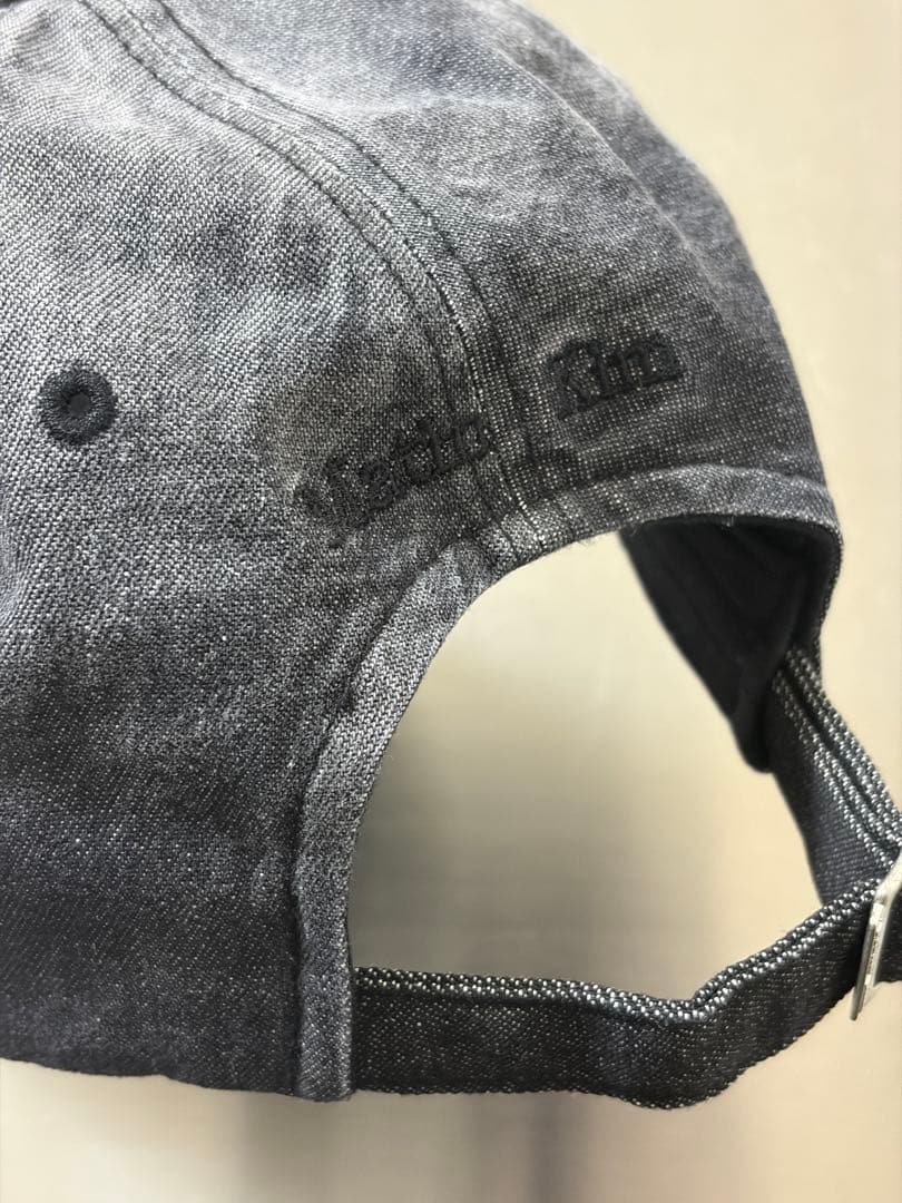 帽子 Martin Kim EMBOSSED LOGO DENIM BALL CAP