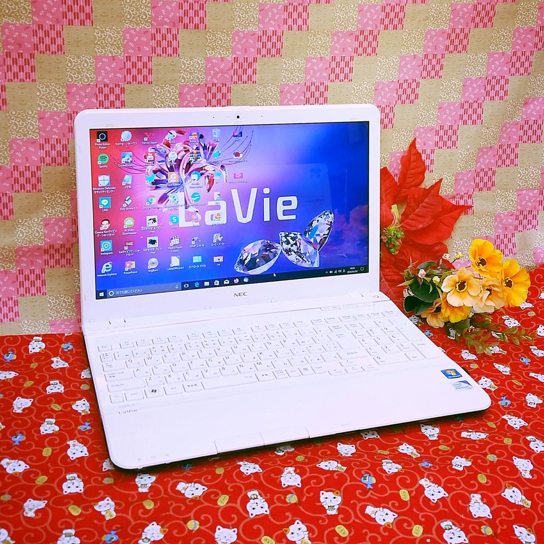 爆速3世代Core-i5/Win10/NEC Lavie/動画編集/オフィス