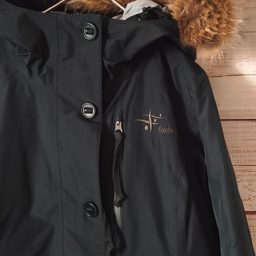 【クリーニング済】Foxfire ゴアテックス ダウンジャケット ファー付 S