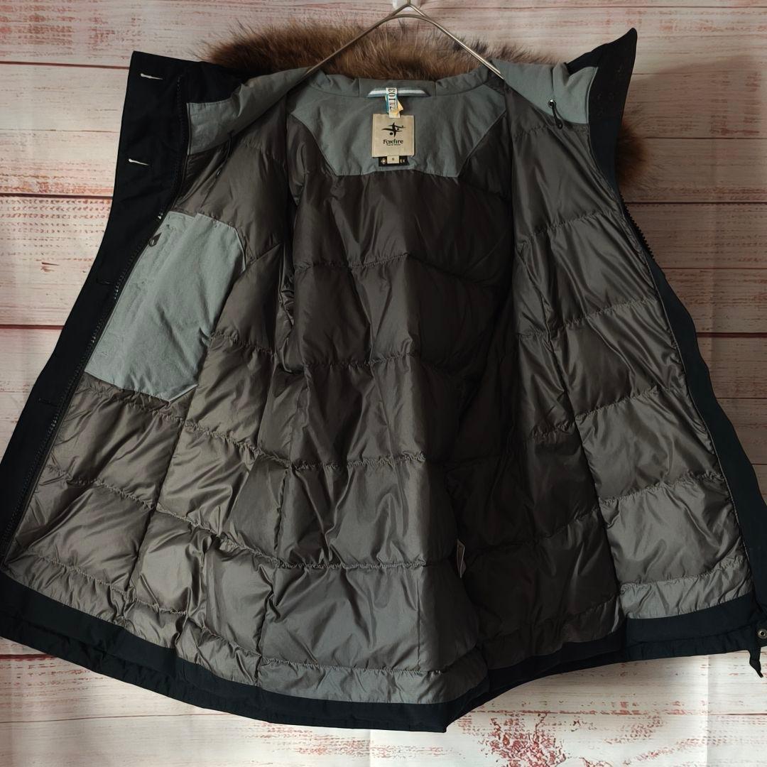 【クリーニング済】Foxfire ゴアテックス ダウンジャケット ファー付 S