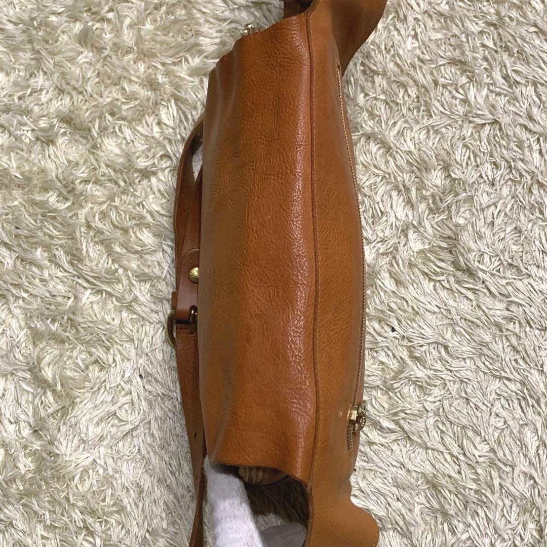 美品✨イルビゾンテ バムバック ボディバッグ レザー ブラウン