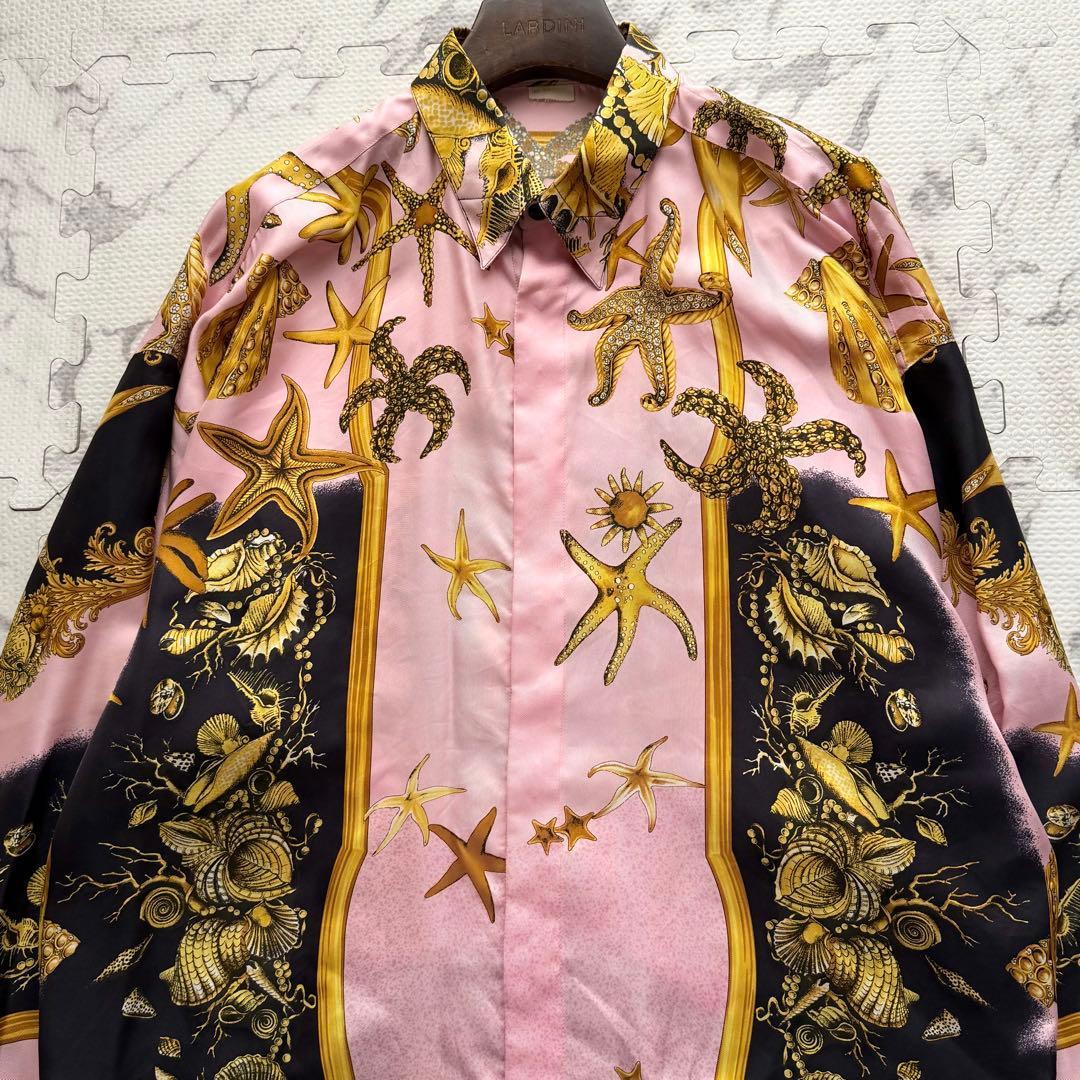 トップス 90s GIANNI VERSACE ATELIER Silk Shirt 48