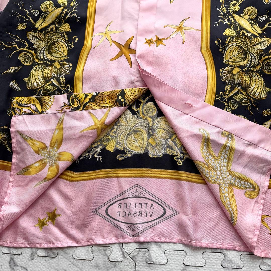 トップス 90s GIANNI VERSACE ATELIER Silk Shirt 48