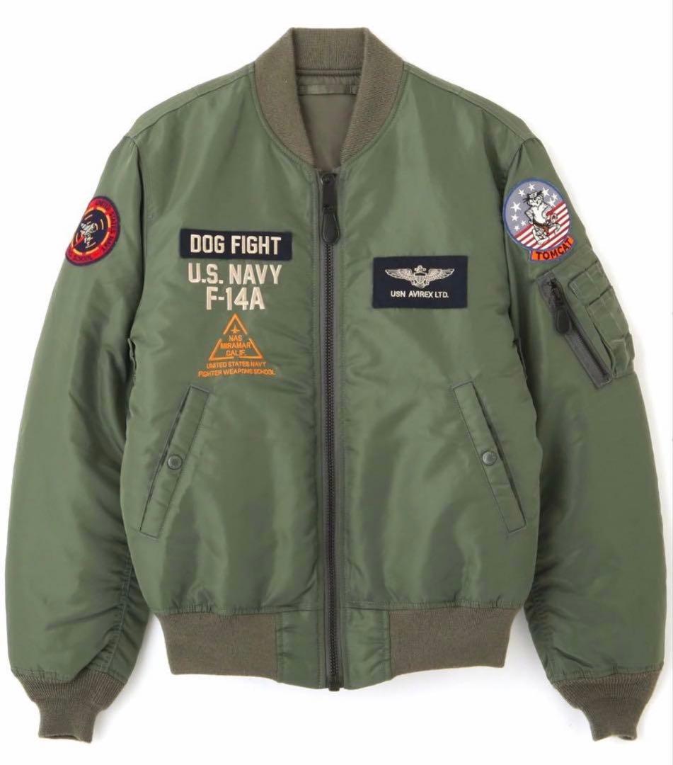 ジャケット・アウター AVIREX MA1 TOMCAT