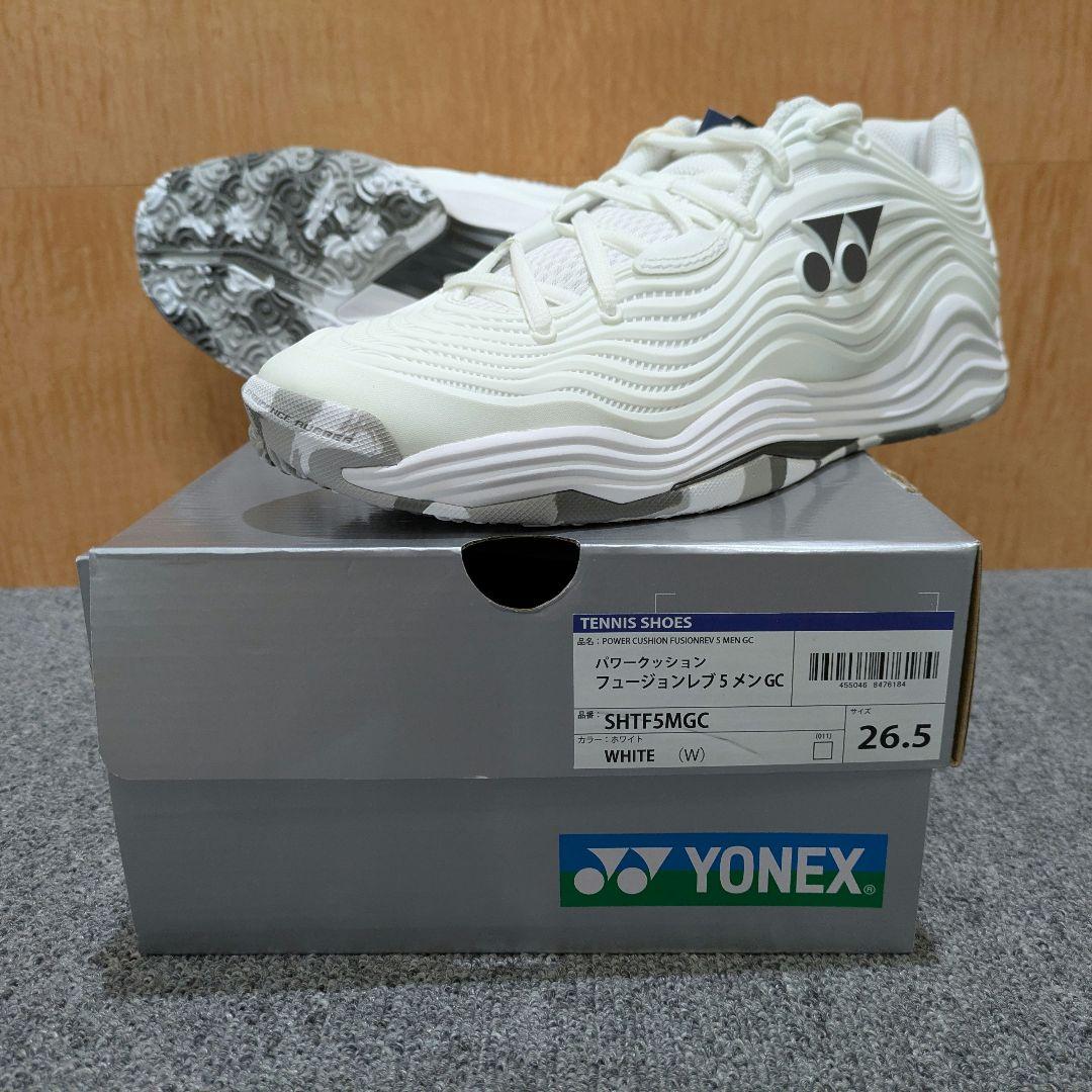 【新品未使用】フュージョンレブ5メンGCヨネックステニスシューズ