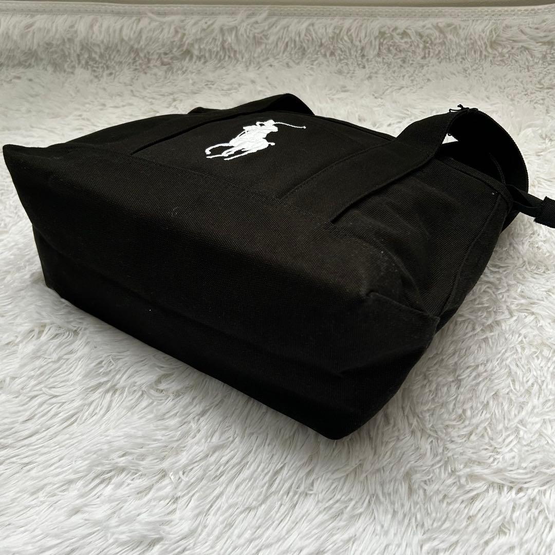 新品polo ralph lauren トートバッグ　ラルフMEDIUM 黒